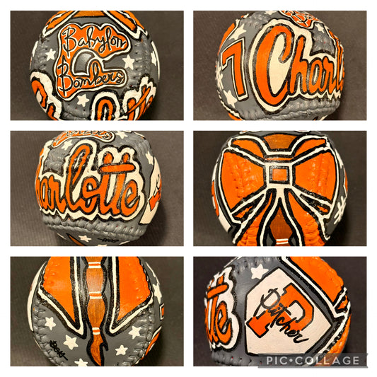 Dugout Design Co. Custom Hand-Painted Ball