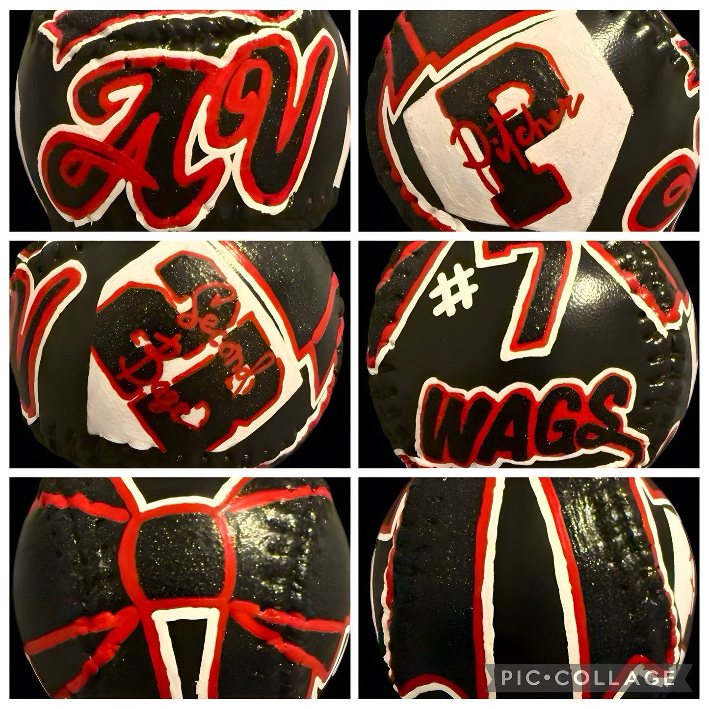 Dugout Design Co. Custom Hand-Painted Ball