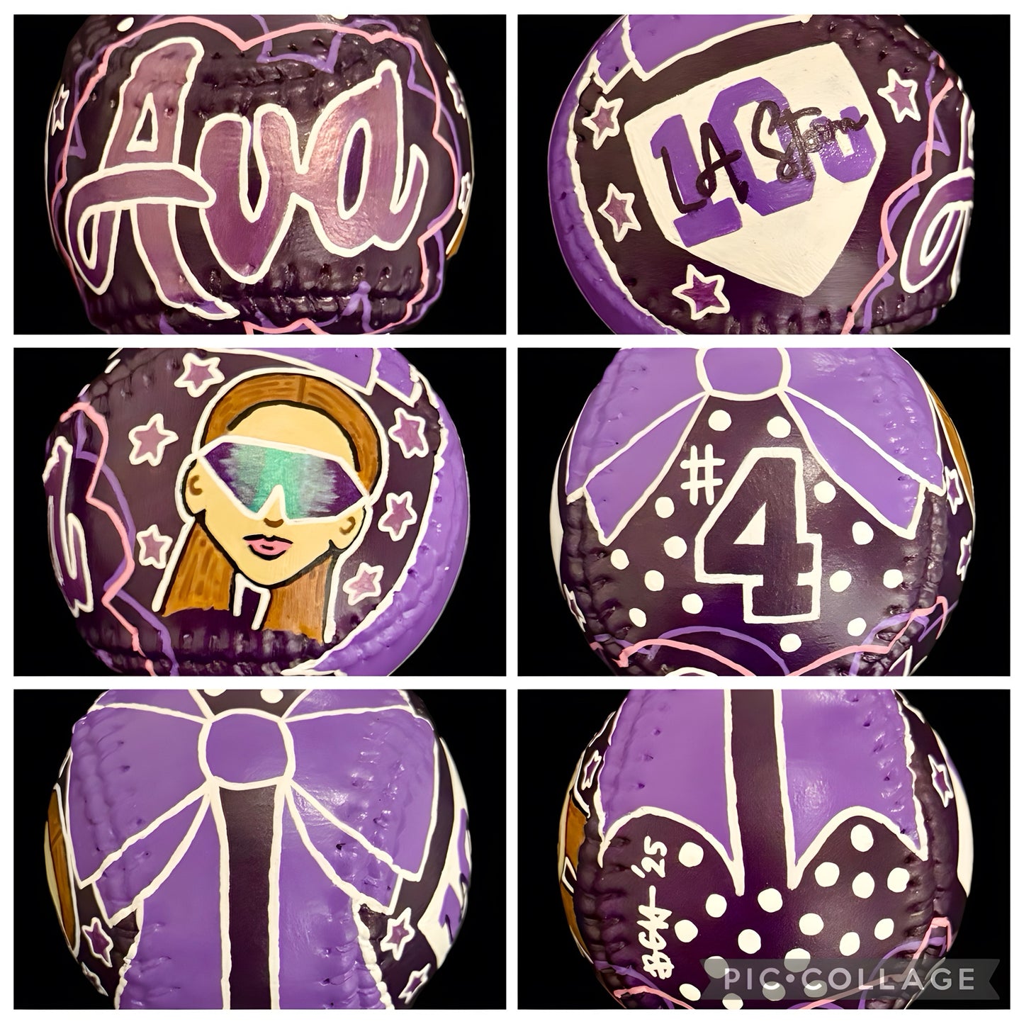 Dugout Design Co. Custom Hand-Painted Ball