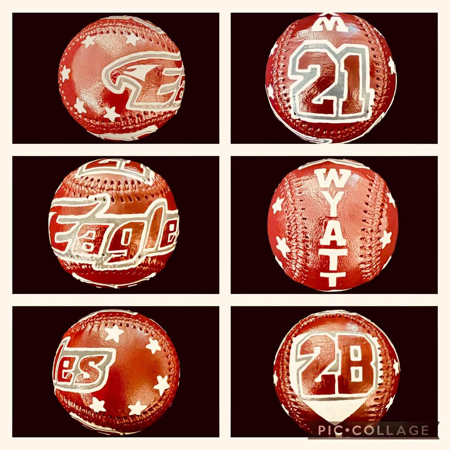 Dugout Design Co. Custom Hand-Painted Ball